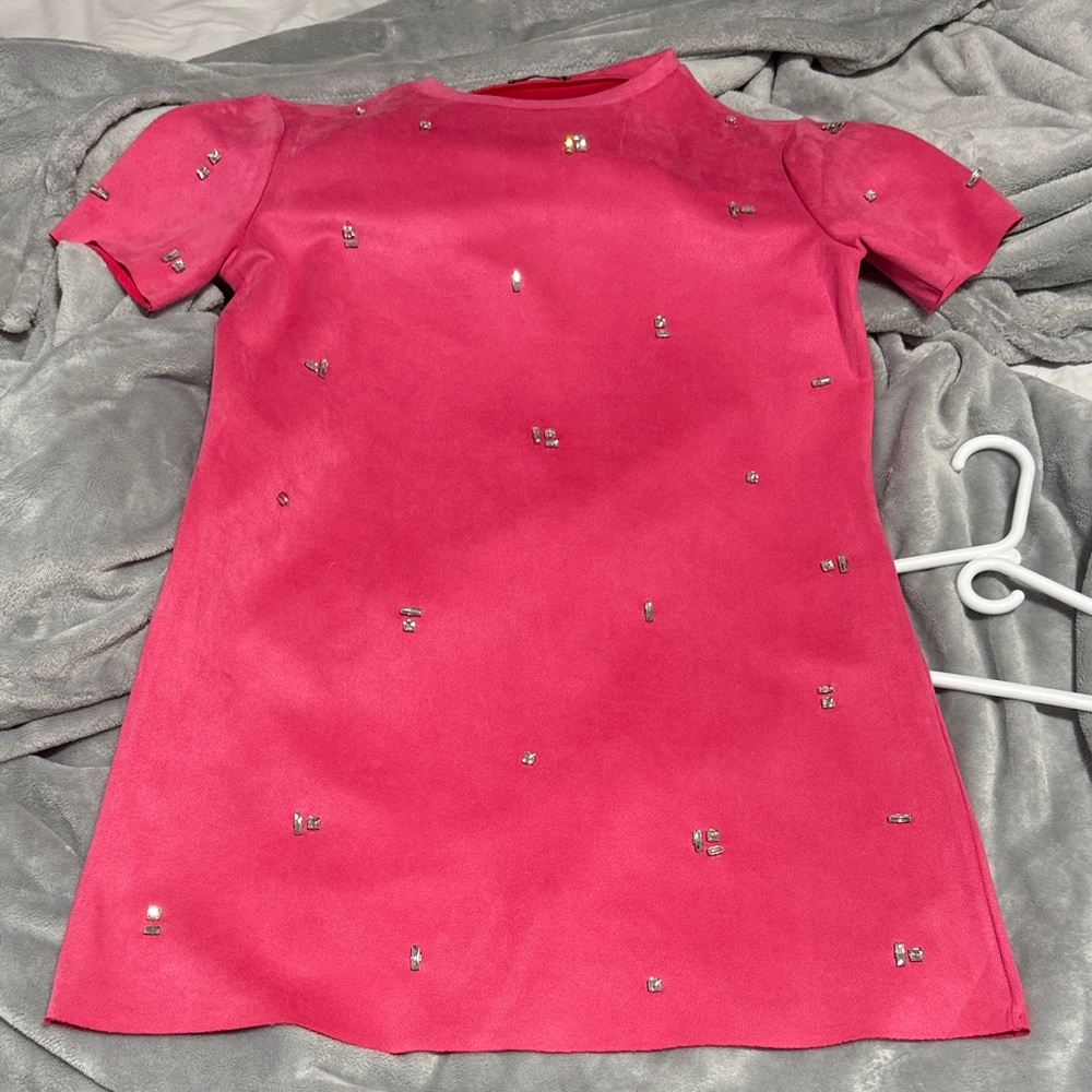 Zara Fuchsia Embellished Top
